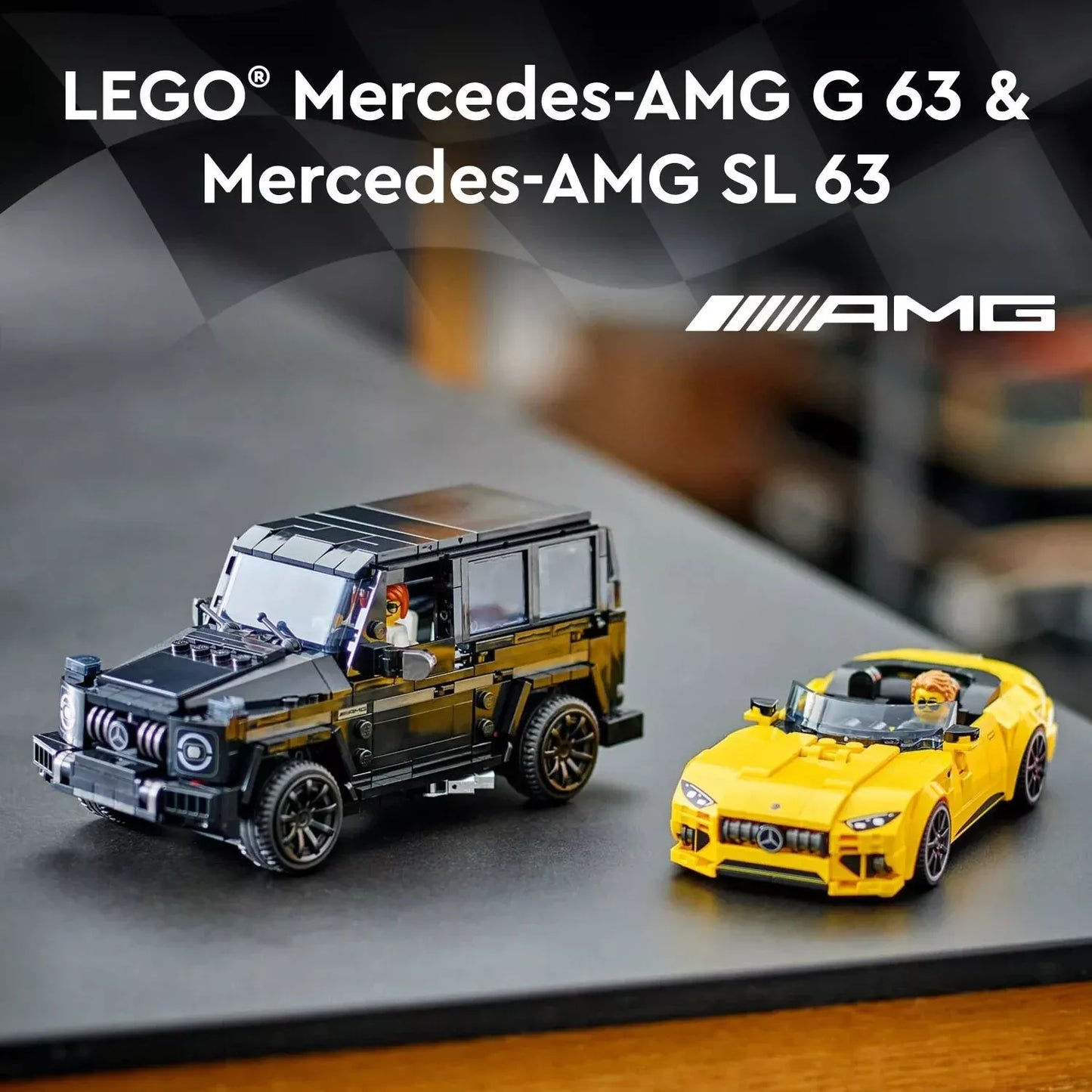 LEGO Speed Champions Mercedes-AMG G 63 & Mercedes-AMG SL 63 76924 Building Set