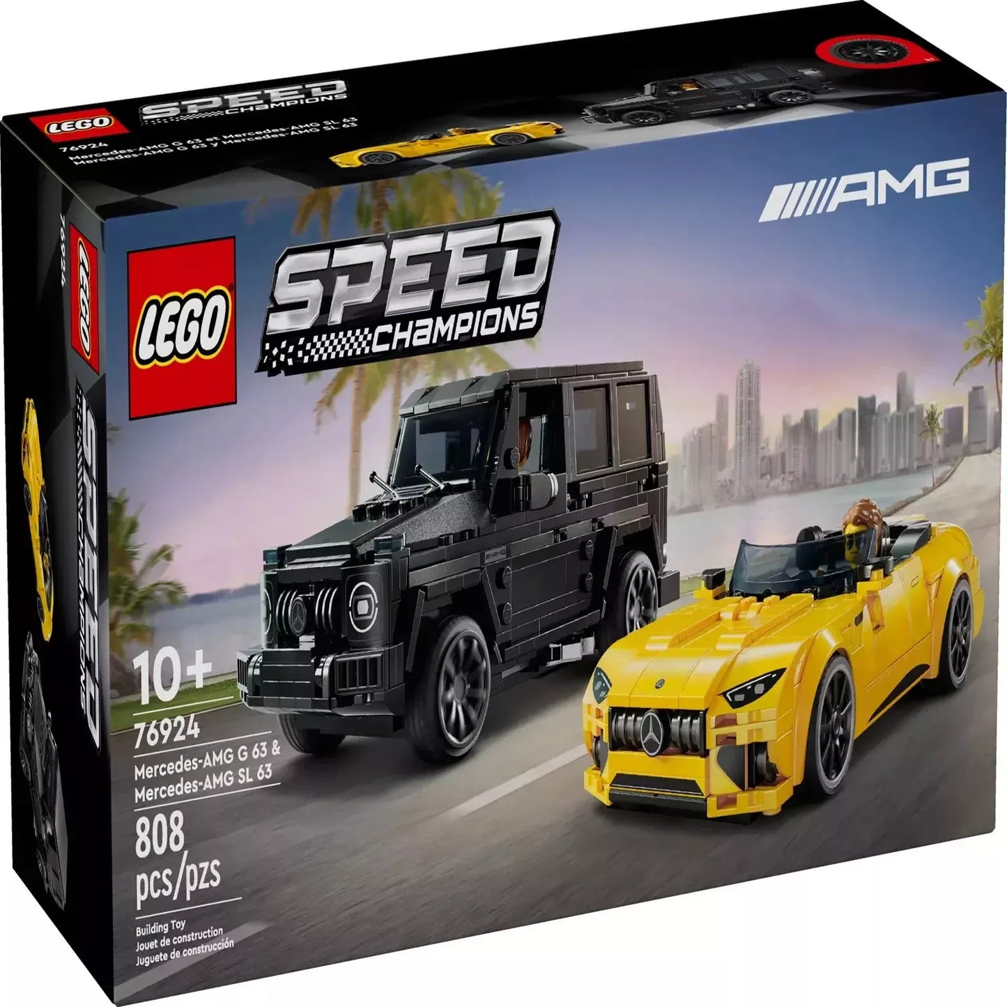 LEGO Speed Champions Mercedes-AMG G 63 & Mercedes-AMG SL 63 76924 Building Set