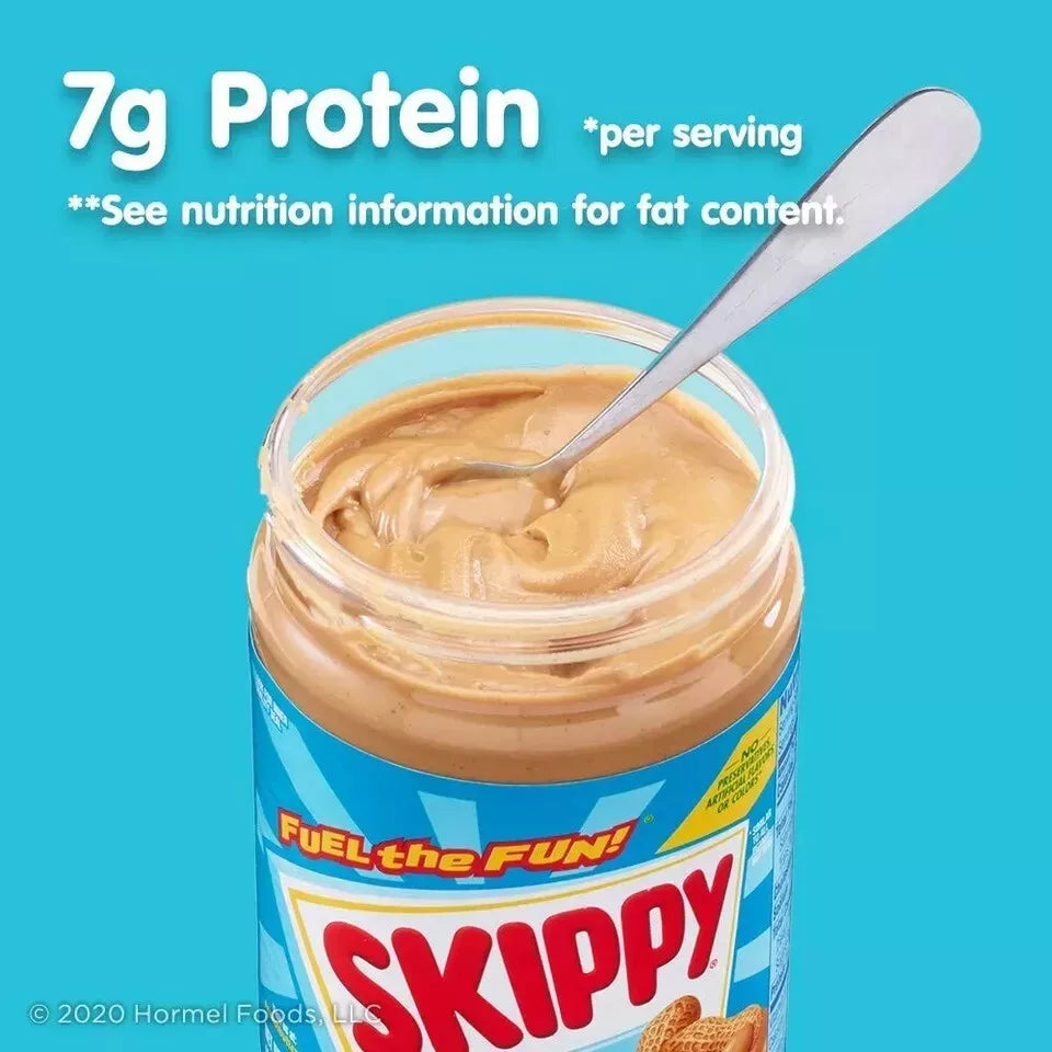 SKIPPY Creamy Peanut Butter, 40 Ounce Twin Pack,2.5 Pound (Pack of 2)