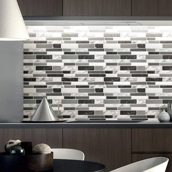 Art3d Peel and Stick Backsplash Wall Tile for Kitchen Bathroom,12"x12"